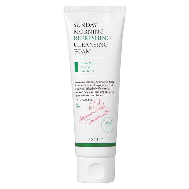 Axis-Y Sunday Morning Refreshing Cleansing Foam โ K-beauty cleanser
