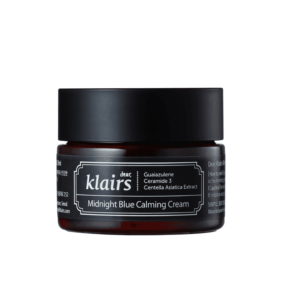 Klairs Midnight Blue Calming Cream — K-beauty moisturizer