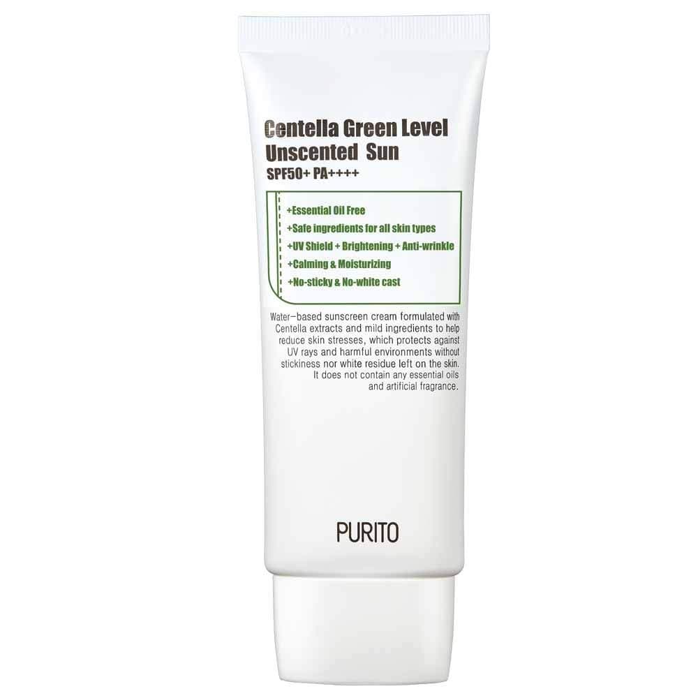 Purito Centella Green Level Unscented Sun SPF 50+ โ K-beauty sunscreen