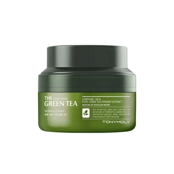 TonyMoly The Chok Chok Green Tea Watery Cream โ K-beauty moisturizer