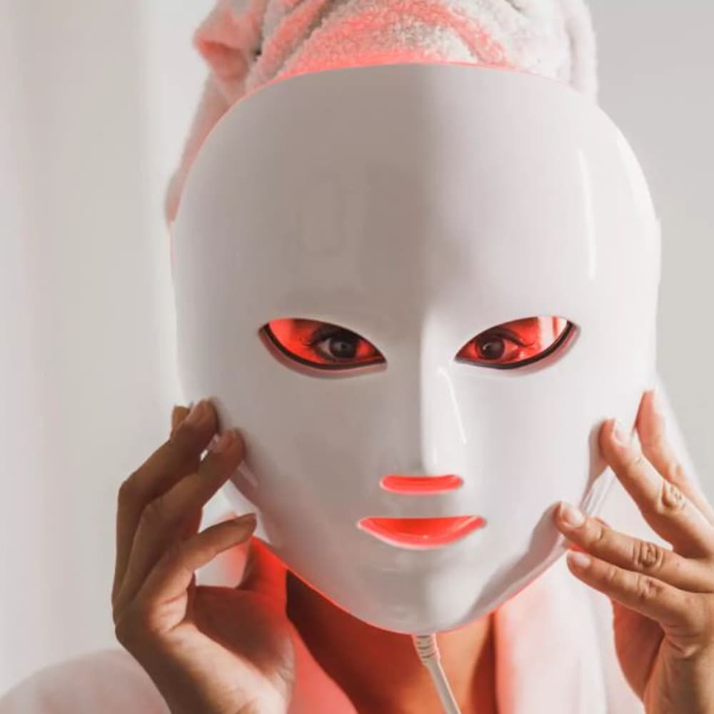 At-Home LED Mask Therapy